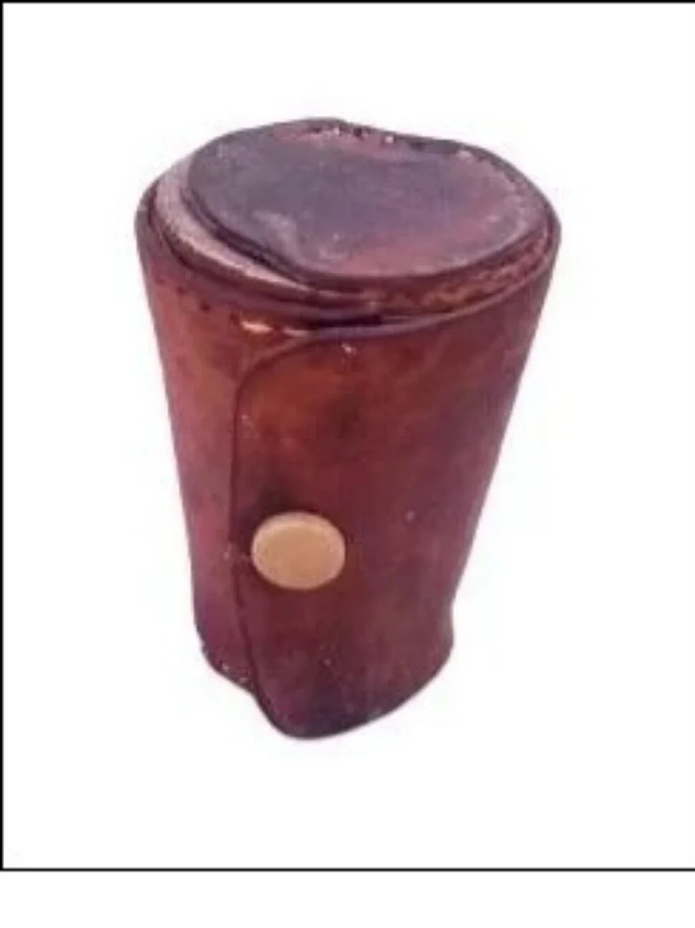 Vintage German Nesting Shot Glasses Set of 4 Leather Travel Case MCM Barware